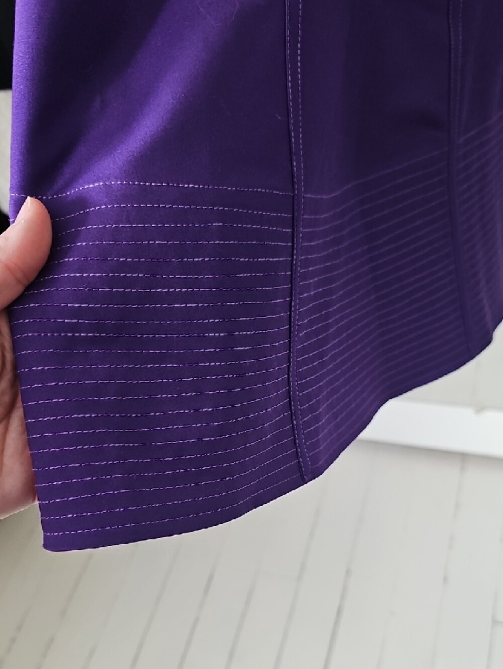 G Label By GOOP Sleeveless Purple Midi Dress with Scoop Neck SIZE 8 - Picture 5 of 11
